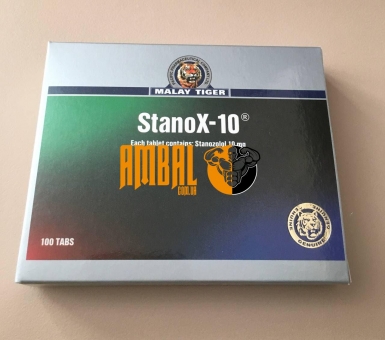 StanoX 10mg 100tab купить, Malay Tiger отзывы, купить станозолол тайгер