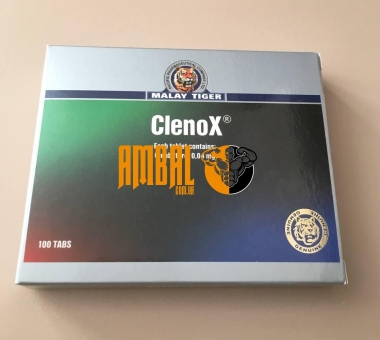 кленбутерол цена, кленокс малай тайгер, клен купить, ClenoX - 0,04mg, Malay Tiger (кленокс)