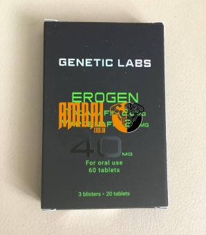 EROGEN 40mg, Genetic Labs, (аналог виагры), тадалафил